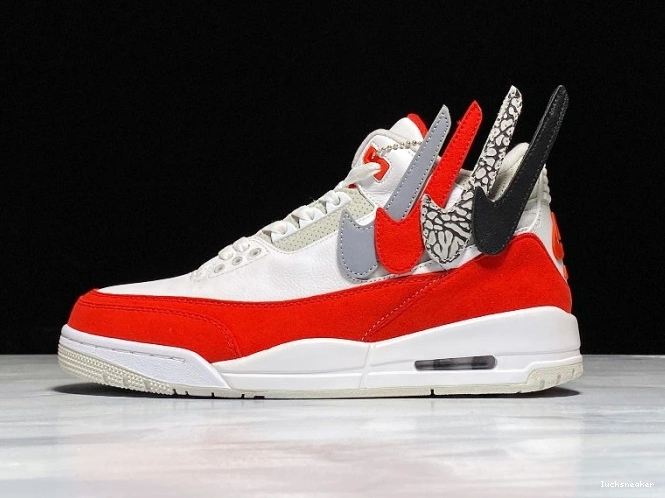 Rep LUCY White Tinker Jordan University Air Red 3 Retro CJ0939-100 0726